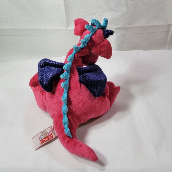GUND Kids Colorful Dragon "Ladon" Plush 8" Sitting - Picture 5 of 12